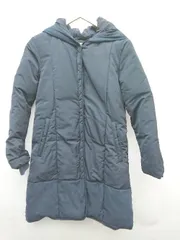 ■ URBAN RESEARCH Sonny Label 切替 あったか ジップアップ 長袖 ダウンコート サイズ3 ネイビー レディース P  【1308240004390】