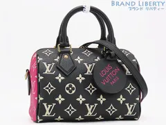 【ほぼ新品】ルイヴィトン　LOUIS VUITTON　モノグラム アンプラント　スピーディ バンドリエール20　2WAY ミニボストンバッグ　ハンドバッグ　ショルダーバッグ　ポシェット　ブラック ホワイト ピンク　M46088