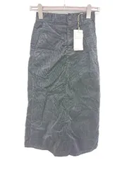 ◇ ◎ ●未使用● MUJI 無印良品 シンプル バックスリット ロング タイト スカート サイズXS ブラック系 レディース P  【1308240014481】