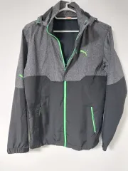 プーマ ウィンドブレーカー ジャケット グレー/ブラック
