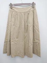 ◇ Spick & Span スピック＆スパン 大人女子 こなれ感 膝下丈 ギャザー スカート サイズ36 ベージュ レディース P  【1308240015662】