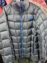 THE NORTH FACE ザノースフェイス グレー ダウン アウター (メンズ)