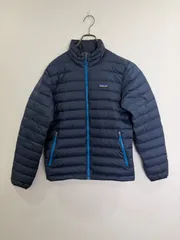 S00477　Patagonia｜パタゴニア｜Navy｜ネイビー｜ダウンジャケット｜Y2K｜90S｜古着｜大人気｜一点物｜ヴィンテージ｜メンズ｜アウトドア｜ストリート｜防寒｜冬物アウター｜カジュアル｜フォロー割あり