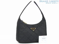 【レア新品同様】プラダ　PRADA　TESSUTO IMPUNTU　テスート インプントゥ　キルティングステッチ　ワンショルダーバッグ　ホーボーバッグ　ミニバッグ　ハンドバッグ　アクセサリーポーチ　NERO ブラック　ナイロン　1NE051