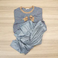 ◇ 《 classicalelf まとめ売り２点セット サイズ混合 総柄 プリーツ トレーナー スカート レディース 》 E  【1308290002186】