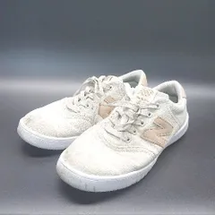 ◇ NEW BALANCE ニューバランス CT10LO ローカット 軽量 ブランドロゴ スニーカー サイズ23 ベージュ レディース E  【1308290002841】