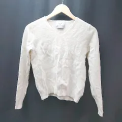 ◇ BEAUTY & YOUTH UNITED ARROWS Vネック ケーブル 起毛 ストレッチ 長袖 ニット 表記なし ベージュ レディース E  【1308290004234】