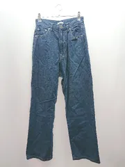 ◇ apres jour アプレジュール ステッチ 厚手 シンプル オシャレ カジュアル デニムパンツ サイズM ブルー レディース E  【1308290006641】のサムネイル