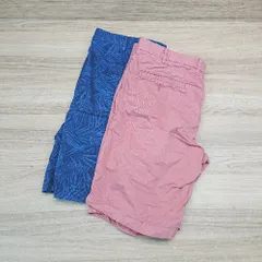 ◇ 《 UNIQLO ユニクロ まとめ商品 2点セット サイズL 花柄 シンプル オシャレ カジュアル ショートパンツ メンズ 》 E  【1308290006580】