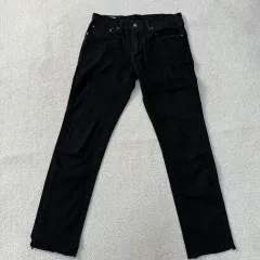 W32 L32 リーバイス 511 ブラックデニム パンツ 1229T1