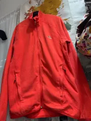 アディダス オレンジ色 フルジップアップ フリース