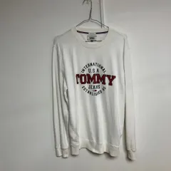 Tommy Hilfiger トミーヒルフィガー メンズ スウェット 長袖Tシャツ 105XL@9917