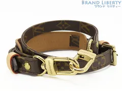 【未使用】ルイヴィトン　LOUIS VUITTON　モノグラム　調整可能　ショルダーストラップ　ダークブラウン　PVC レザー　J52315