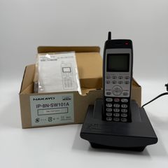 【美品✨動作確認済】IP-8N-SW101A NAKAYO　IP電話コードレス　無線LANコードレス電話機 [オフィス用品]