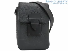 【超美品】ルイヴィトン　LOUIS VUITTON　モノグラム トリヨン　Sロック ヴェルティカル･ウェアラブル ウォレット　斜め掛け ショルダーバッグ　ショルダーポーチ　ポシェット　ブラック　トリヨンレザー　M81524