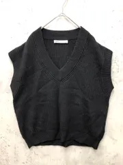 ZARA ザラ 9598/009/800 ニット ベスト sizeM/黒 ■■ レディース