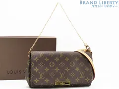 【ほぼ新品】ルイヴィトン　LOUIS VUITTON　モノグラム　フェイボリットMM　2WAY チェーン ショルダーバッグ　クラッチバッグ　ハンドバッグ　ポシェット　M40718