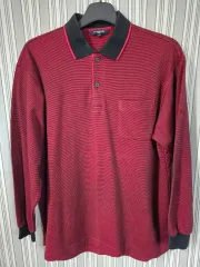 (L 105) バーバリー メンズ ポロシャツ 長袖