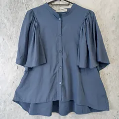 INNOWAVE イノウェーブ レディース 半袖 カットソー  ブルー ブラウス □〇