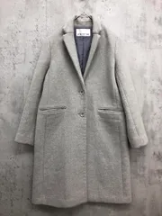 NATURAL BEAUTY BASIC ナチュラルビューティーベーシック 017-8254001 チェスター コート sizeL/ライトグレー ◆■ レディース