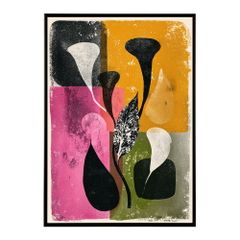 展示品□ジラフシック□オイルペイント□油彩画□キリン□モダン