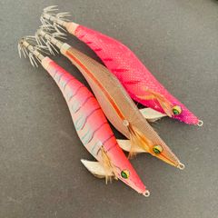 極美品】ヤマシタエギ王 4.0号 / スクイッドマニア 3.5号3本セット