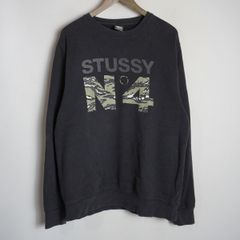 00s ステューシー STUSSY スウェット トレーナー カモフラ L 古着 