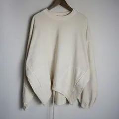 MAISON EUREKA メゾンエウレカ Sweat Pull-over Shirt スウェット トレーナー ウォッシュ ヴィンテージ加工 PO 146 ベージュ M 1210P★4