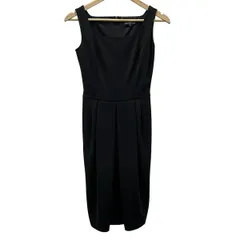 FOXEY NEW YORK(フォクシーニューヨーク) ワンピース サイズ38 M レディース美品  - 21237 黒 ノースリーブ/ロング