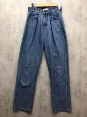 classicalelf クラシカルエルフ cla803070 ハイウエストデニム＆チノ タックワイド デニムパンツ sizeS/ブルー ■■ レディース