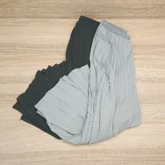 ◇ 《 UNIQLO ユニクロ まとめ売り2点セット サイズM ウエストゴム プリーツスカート レディース 》 E  【1308290048429】