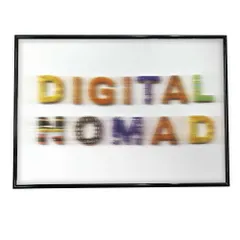 【A4サイズ（約21x30cm）】【mo-poster-4】アートプリント ポスター インテリア インテリア フォト 人気 カラフル アート 英字 オレンジ アルファベット 幾何学 絵画 名画 モダンアート インダストリアル 横