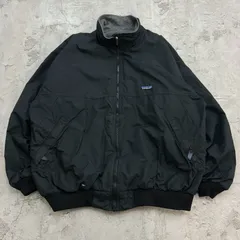 1998　USA製　パタゴニア　シェルドシンチラジャケット　古着　ブラック　XL