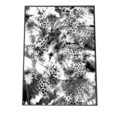 【B2サイズ（約51x73cm）】【pbg-poster-1109】ヒョウ トラ 豹 アニマル 毛皮 白黒 ポスター  ポスター フォト フレーム オシャレ アート モダン シンプル オシャレ お洒落  特大 大きい 小さい 縦