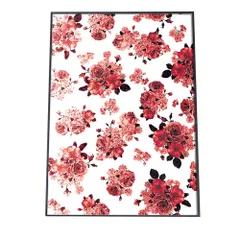 【B1サイズ（約73x103cm）】【pbg-poster-1128】薔薇 花 バラ 赤 ポスター   ポスター フォト フレーム オシャレ アート モダン シンプル オシャレ お洒落   特大 大きい 小さい 縦