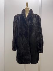 美品 ブラックグラマ BLACKGLAMA ミンクファーコート - メルカリ