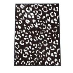 【A2サイズ（約42x59cm）】【pbg-poster-2043】ヒョウ トラ 豹 アニマル 毛皮 白黒 ポスター  ポスター フォト フレーム オシャレ アート モダン シンプル オシャレ お洒落  特大 大きい 小さい 縦