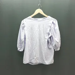 ◇ FREAK'S STORE クルーネック 無地 シンプル フェミニン 半袖 Tシャツ 表記なし パープル レディース E  【1308290056158】