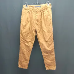 ◇ Spick & Span フロントファスナー 無地 スキニー カジュアル テーパードパンツ サイズ34 オレンジ レディース E  【1308290056998】