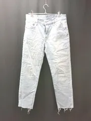 ◇ gap ギャップ デニム ジーンズ 加工 切りっぱなし ボトムス カジュアル パンツ サイズ27 ブルー レディース E  【1308290058367】