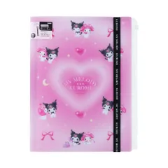 マイメロディ＆クロミ ポケットファイル ゴムバンド付きクリアファイル5P+F A4 ドリーム サンリオ サンスター文具 新学期準備文具 キャラクター グッズ