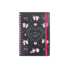 【メール便】マイメロディ＆クロミ リングノート WリングノートB6 ドリーム サンリオ サンスター文具 新学期準備文具 日本製 キャラクター グッズ