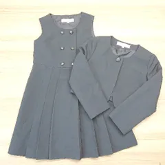 ◇ catherine cottage キッズ 女の子 入学式 卒園式 ワンピース ジャケット サイズ120 ネイビー レディース メンズ E  【1308290059524】