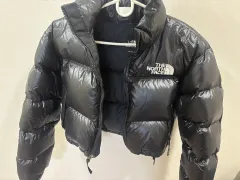 THE NORTH FACE ザノースフェイス ブラック ショートダウン Mサイズ