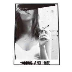 【B2サイズ（約51x73cm）】【pbg-poster-2188】女性 ウーマン セクシー ガールズ アート 白黒 ポスター  ポスター フォト フレーム オシャレ アート モダン シンプル オシャレ お洒落  特大 大きい 小さい 縦