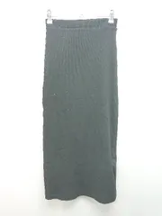 ◇ ZARA ザラ カジュアル ウエストゴム シンプル ストレッチ ロング丈 タイト スカート サイズS ブラック レディース E  【1308290062739】