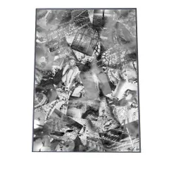 【A3サイズ（約30×42cm）】【pbg-poster-3025】女性 ガールズ 白黒 キリスト マリア クロス アート 十字架 ポスター おしゃれ ファッション ポスター アート モダン 絵 画  特大 大きい 小さい フォト 縦