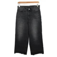 ジャーナルスタンダード レリューム JOURNAL STANDARD relume ワイドデニムパンツ ジーンズ バギー ストレート 40 黒 ブラック 17-030-462-8030-3-0 ■YHS9