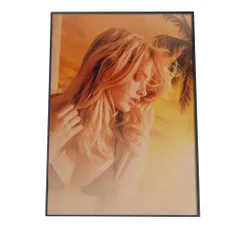 【B4サイズ（約25x36cm）】【pbg-poster-5039】海 サーフ 外国人 女性 ガールズ 女の人 キレイ モデル アートプリント ポスター インテリア おしゃれ アート モダン シンプル お洒落 縦