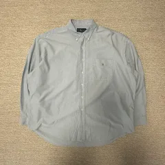 POLO RALPH LAUREN 90's ビッグシャツ ブルー